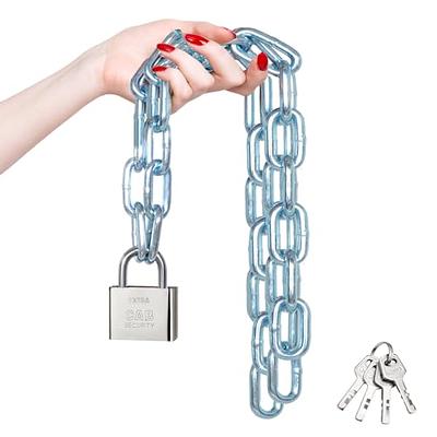 WANLIAN Bike Lock Chain,Motorcycle Chain Lock,Uncuttable Chain and