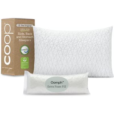 Cooling Bed Pillows for Sleeping 2 Pack Shredded Memory Foam Pillows -  Adjustable Pillows Queen Size Set of 2 for Side Back Sleepers - Luxury  Extra