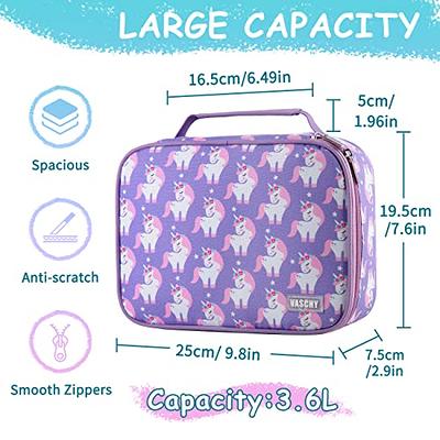  VASCHY Pencil Case, Large Pencil Pouch with Compartments for  Middle School,Work,Office Pen Organizer Holder School Supply Pink : Office  Products