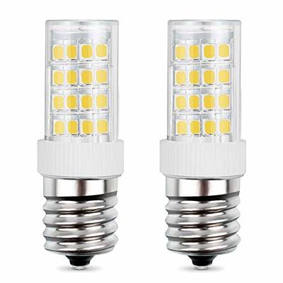 E17 LED Bulb 5W LED Microwave Light Bulb Over Stove Appliance Replacement  40W Halogen for Range Hood, Refrigerator, 120V 450LM, Daylight White 6000K,  E17 Intermediate Base, Non-Dimmable, 2 Pack - Yahoo Shopping