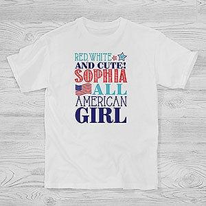 Girl Dad Personalized Hanes Adult T-Shirt