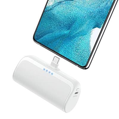 Mini Portable Charger 5200mAh,Ultra-Compact USB C Power Bank