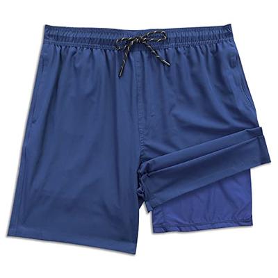 BRISIRA Mens Swim Trunks Swim Shorts for Men Quick Dry 5 inch Inseam Beach  Shorts with Compression Liner Zipper Pocket Blue : : Clothing,  Shoes & Accessories
