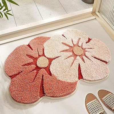 OLANLY Luxury Bathroom Rug Mat 24x16, Extra Soft and Absorbent Polyester  Bath Rugs, Non-Slip Plush Shaggy Bath Carpet, Machine Wash Dry, Bath Mats  for