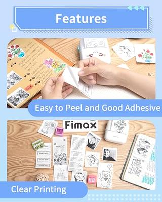 Fimax Peripage Mini Printer Photo Paper, Thermal Paper Waterproof 30*57mm  Non-Adhesive for PeriPage / Paperang Portable Bluetooth Pocket Mobile