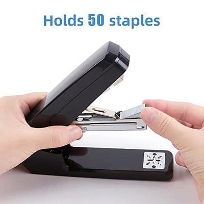 EZWORK Swing-Arm Swivel Stapler, 25 Sheets Capacity, 360 Degree Rotate Desk  Staplers for Booklet or Book Binding,Black - Yahoo Shopping