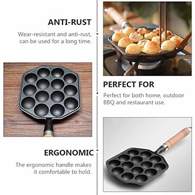  7-Mold Pancake Pan, Egg Frying Pan Nonstick Divided