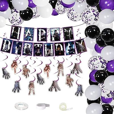 JDEFEG Party Favors for Kids 8-12 Goodie Bags Boys Happy Birthday Banner  for Birthday Party Decorations New Birthday Decoration Cartoon Hanging Flag  for First Year Party Other Purple One Size 