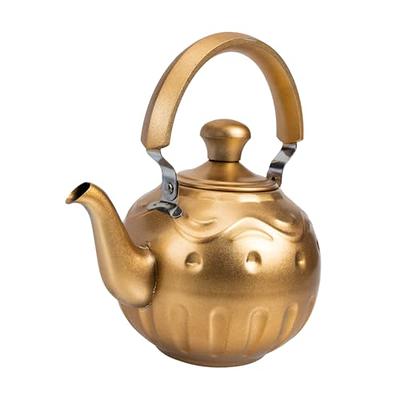 Capreze Whistling Kettle Stove Top Teapot With Handle 3L Portable Tea  Kettles Stainless Steel Kitchenware Water Gas Stovetop Orange 3L 