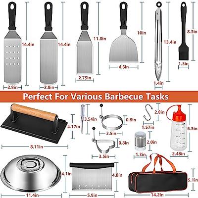 Commercial Chef Griddle Accessories Kit - Flat Top Grill Accessories -  Griddle Tools 36PC