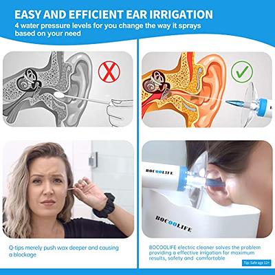 Ear Wax Removal Tool, Ear Cleaning Kits Safe Ear Irrigation Kit Ear Flush  Kit for Adults Kid, Ear Wax Washer Device Easy to Operate, Includes Basin