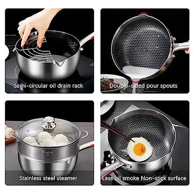 Steamer For Cooking, Stainless Steel Steamer Pot Food Steamer 11 Inch Steam  Pots With Lid 2 Tier Kitcken Cooking Tool For Cooking Vegetables Seafood S
