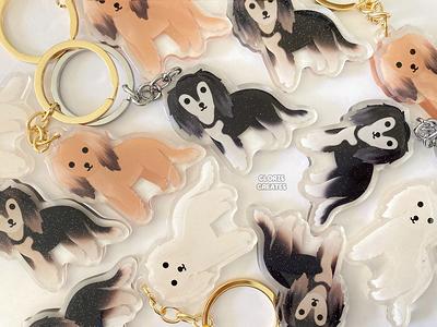 Saluki Dog Keychain Silhouette -  in 2023  Saluki dogs, Cavalier king  charles spaniel, Coonhound