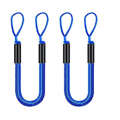 Bungee Dock Lines, Bungee Docking Rope Shock Absorb Dock Tie Mooring Rope for Boat,PWC,Jet ski,Pontoon,Kayak,Canoe,Power Boat,Watercraft,Boat