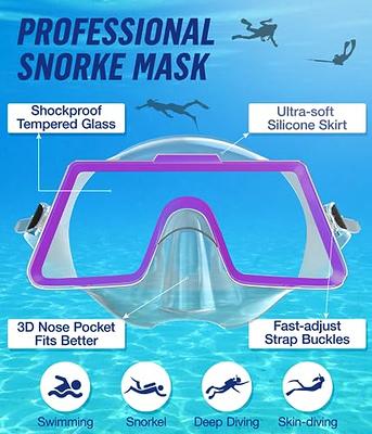 Tongtai Snorkel Swim Gear Set for Adults & Kids Adjustable Snorkle