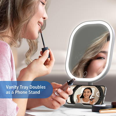 Mainstays Double-Sided Vanity Mirror, Clear