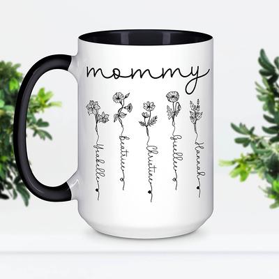 Engraved Mom Tumbler With Kids Names, Mother's Day Gift