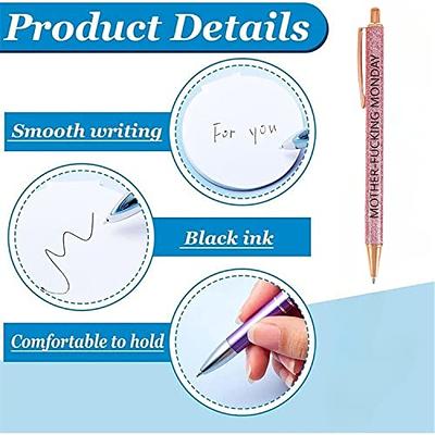 Niziline 11/22Pcs Swear Word Daily Pen Set, Yocartgo Pens, Funny Pens,  Funny Office Gifts (11)