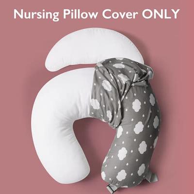 Momcozy Nursing Pillow for Breastfeeding, Original Plus Size Breastfeeding  Pillows for Mom Grey 