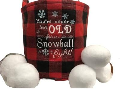 24 Pack Snowballs For Kids Indoor, 2.36 Inch Plush Fake Snowball Kids Toys,  Soft Indoor Snowball Fight Set, Artificial Snowball For Winter Parent-chil