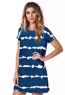 Tunic Tops for Women, 2023 Summer Casual Dressy Short Sleeve T