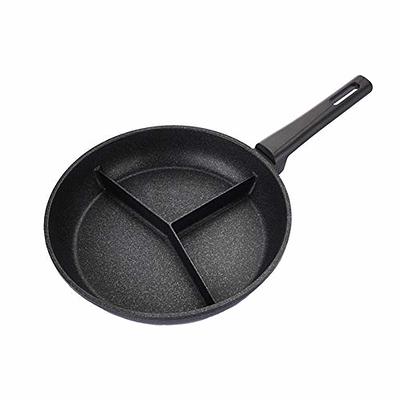 AUDANNE Nonstick Frying Pan with Lid, 12 inch Non Stick Large Stainless  Steel Skillet with Handle - Oven Safe Non-stick Teflon Coating Induction