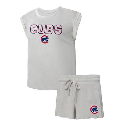 Chicago Cubs Levelwear City Connect Throttle No Hitter Hoodie Sleeveless T- Shirt - Navy