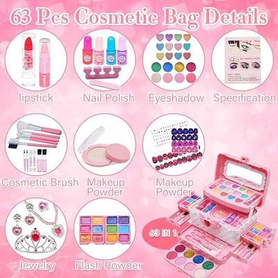 Kids Makeup Kit for Girl, Toddler Makeup Kit, Play Makeup for