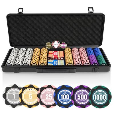 Texas Poker Chips com Estanho, Jogos de Cartas Profissionais, Contando  Blackjack Bingo Token, Casino Poker Kit, 200Pcs - AliExpress