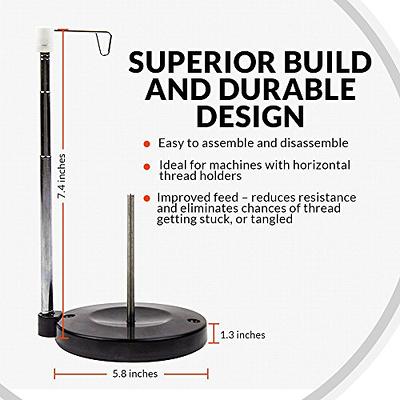 Embroidex Adjustable Single Thread Spool Holder – Stand Alone Embroidery,  Sewing or Quilting Thread Holder or Stand – Ensures Smoother Feed = Heavy  Plastic Base - Yahoo Shopping