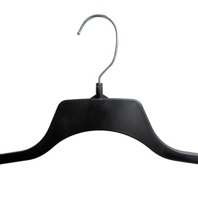 Hanger Central Velvet Heavy Weight Clothing Hanger, 100 Pack, Black