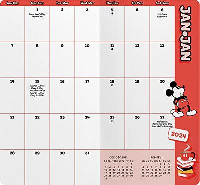 Trends International 2024 Disney Mickey Mouse Mini Wall Calendar