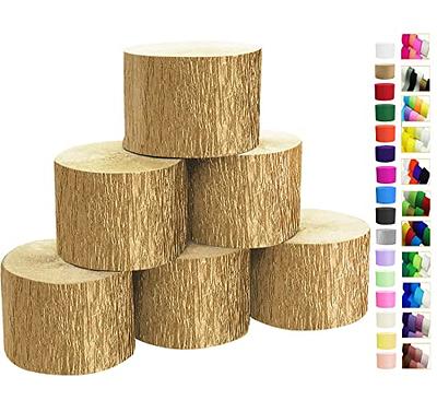 Whaline 8 Rolls 65.6ft Crepe Paper Streamers 25 x 250cm