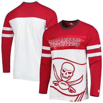 Women's Starter Red Tampa Bay Buccaneers Bump And Run Long Sleeve Hoodie T- Shirt - Yahoo Shopping