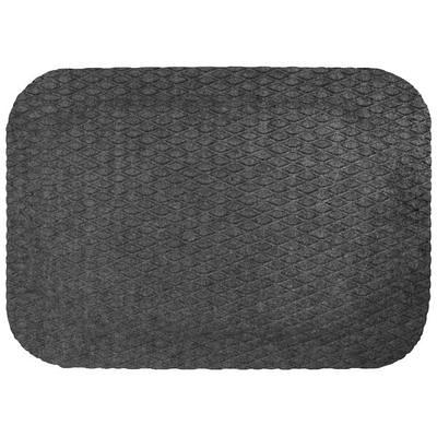 Rhino Anti-Fatigue Mats Marbleized Tile Top Anti-Fatigue Mat 4 ft. x 8 ft. x 1/2 in. Black/White Commercial Mat, Black & White