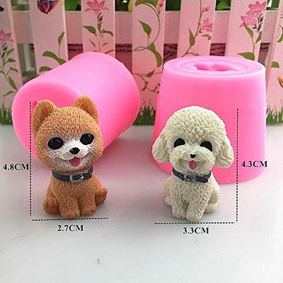  Eolilim 4PCS Chocolate Molds Dog Molds for Frozen