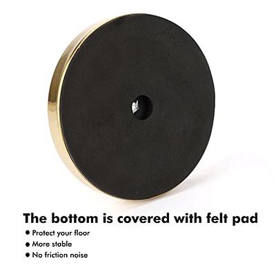 Paper Towel Holder Countertop,Black Paper Towel Holder Stand with 6.7inch  Diameter Large Base for All Kitchen Paper Roll