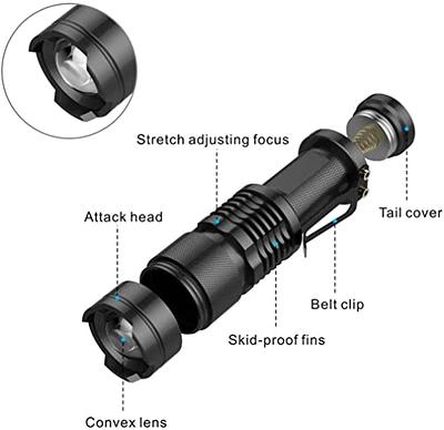 Flashlights Small Mini LED High Lumen Tactical Pen Light with Clip