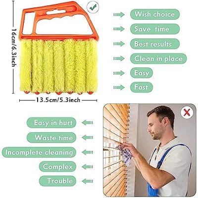 2PCS Blinds Cleaning Brush, Detachable & Washable Blind Cleaner