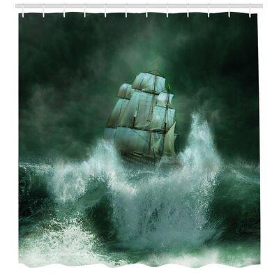 Pirate Ship Shower Curtains