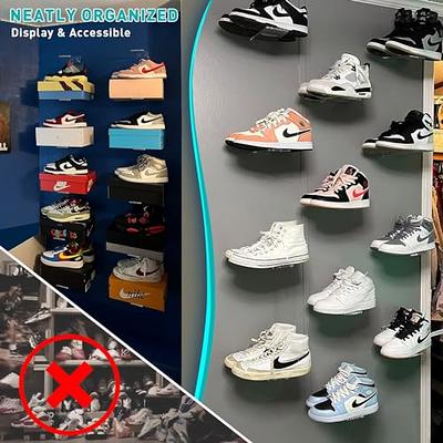 Floating sneaker 2025 display shelves