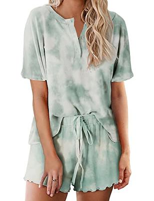 XPUDAC Womens Satin Pajama Set