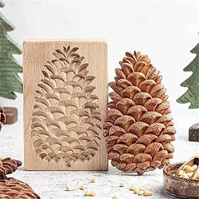 Wooden Cookie Molds, Pinecone Carved Cookie Cutter for Baking, Pine Cone  Shape Biscuit Embossing Press Stamps for Easter Thanksgiving Christmas  Kitchen DIY and Family Gatherings - Yahoo Shopping