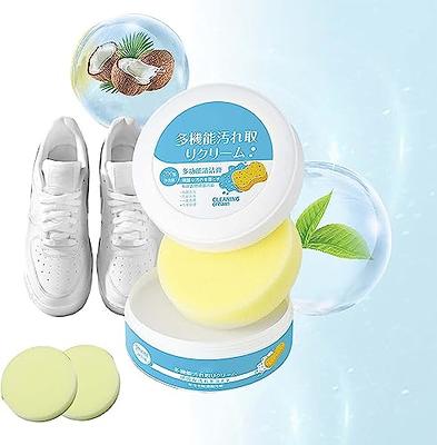 White Shoe Cleaning Cream Multifunctional White Shoe Polish For Sneakers  Brightening Shoes Whitenings Cleansing Gel Stain