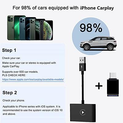 OTTOCAST Wireless CarPlay Adapter 2023 Speed Fastest Apple Wireless CarPlay  Dongle 5Ghz WiFi Auto Connect No Delay Online Update, U2-AIR for OEM Wired  CarPlay Cars Model Year After 2016 