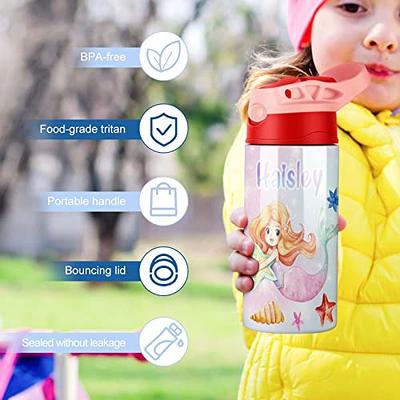 Kids Personalized Water Bottle, Custom Tumbler, Stainless Steel