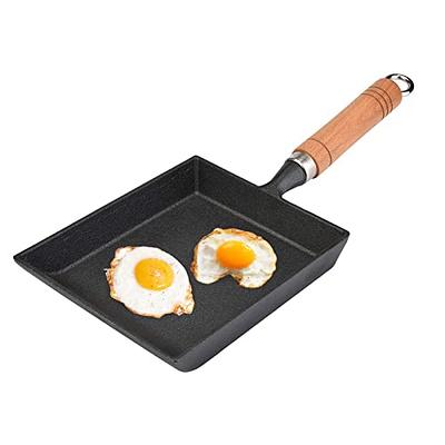 JUSTUP Nonstick Egg Frying Pan, 3-in-1 Nonstick Pan Divided Grill Frying  Pan, Heat Resistant Handle 3 Section Skillet Mini Pancake Pan, Cooking Pan