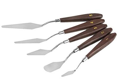 5pcs/Set Stainless Steel Painting Knife Set Painting Mixing