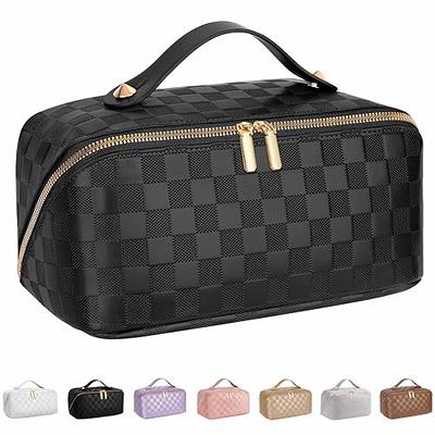 ALEXTINA Large Capacity Travel Cosmetic Bag - Portable Makeup Bags