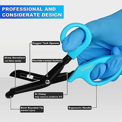 Trauma Scissors/shears EMT Nurse Paramedic First Aid Scissors 7.25  Stainless Steel Serrated Blade Pack of 6 